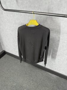 Palm Angels Black Sweater Yellow Grafiti - Afbeelding 3