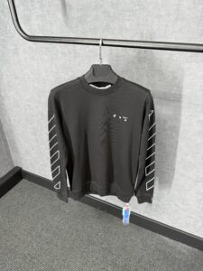 Off-White Black Sweater Arm Logo