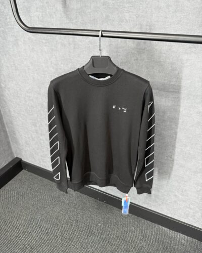 Off-White Black Sweater Arm Logo