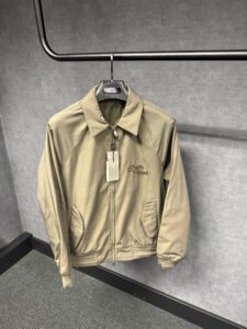 Dior Beige Full-Zip Men's Jacket