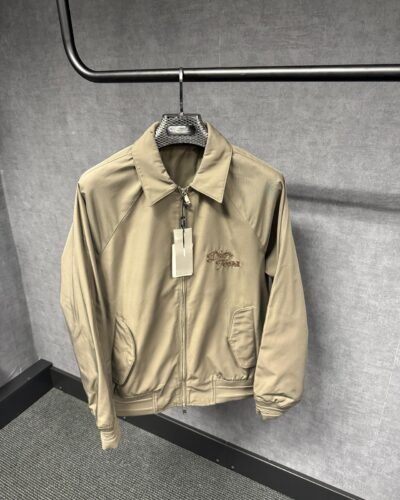 Dior Beige Full-Zip Men's Jacket