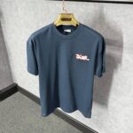 Christian Dior Dark Blue T-Shirt Red Text