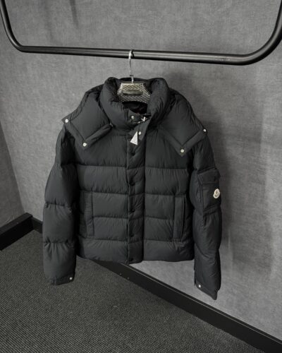 Moncler Vezere Hooded Down Jacket Black + NFC (High Quality)