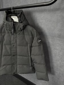 Canada Goose Wyndham Grey, Black Label High Quality - Afbeelding 2