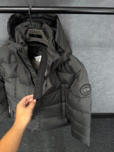 Canada Goose Wyndham Grey, Black Label High Quality - Afbeelding 4