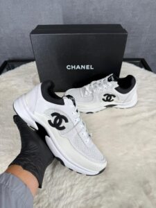 Chanel Wit Sneakers Black Logo - Afbeelding 7