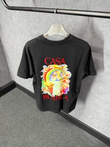 Casablanca Black T-Shirt Rainbow - Afbeelding 2
