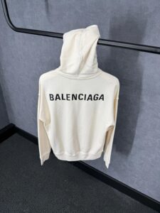 Balenciaga Beige Hoody Black Text - Afbeelding 3