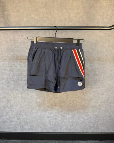Moncler Blauw Schuin Zwembroek