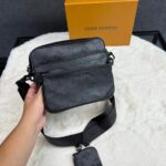 Louis Vuitton Trio Bag Black on Black Monogram