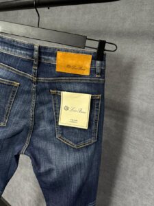 Loro Piana Light Dark Blue Jeans Orange Label - Afbeelding 4