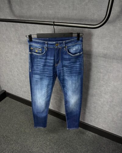Louis Vuitton Blue Jeans Blokjes Brown Label