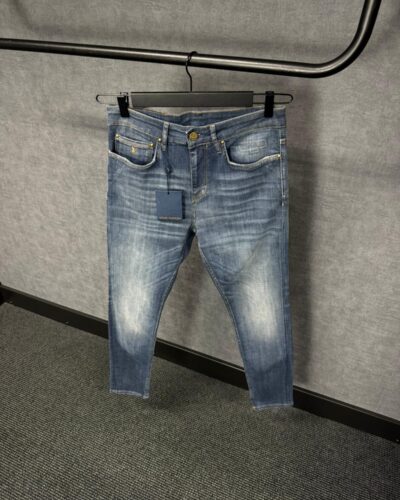 Louis Vuitton Blue Jeans Big Logo Label