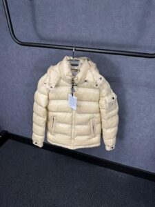 Moncler Maya Beige Winter Jacket + NFC LOGO