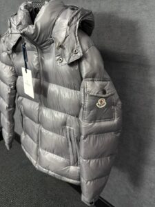 Moncler Maya Grey Winter Jacket + NFC LOGO - Afbeelding 2