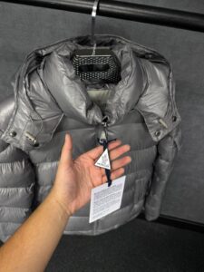Moncler Maya Grey Winter Jacket + NFC LOGO - Afbeelding 3