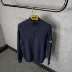Stone Island Trui, Met Rits Blauw