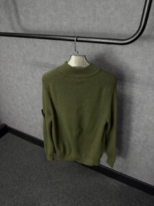 Stone Island Trui, Met Rits Groen - Afbeelding 3