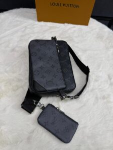 Louis Vuitton Trio Bag Grey Black - Afbeelding 2