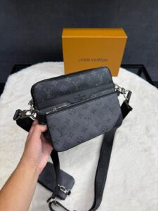 Louis Vuitton Trio Bag Grey Black