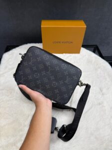 Louis Vuitton Trio Bag Grey Black - Afbeelding 4