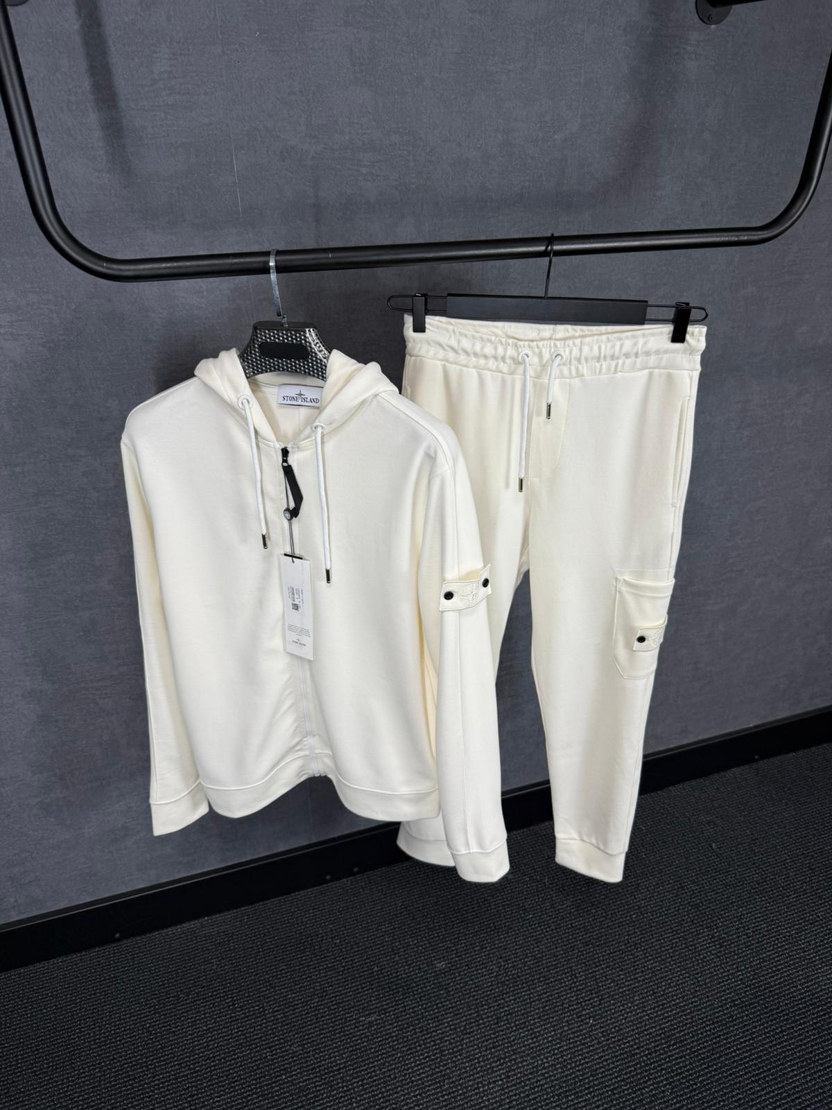 Stone Island Ghost White Trainingspak - Afbeelding 1