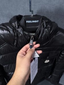 Moncler Wollaston Black Winter Jacket + NFC LOGO - Afbeelding 4