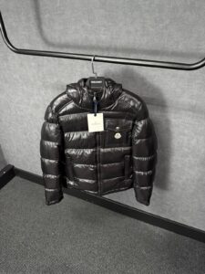 Moncler Wollaston Black Winter Jacket + NFC LOGO