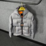 Zegna Ermenegildo Cirruslite Down Hooded Jacket Grey High Quality