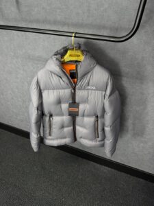 Zegna Ermenegildo Cirruslite Down Hooded Jacket Grey High Quality