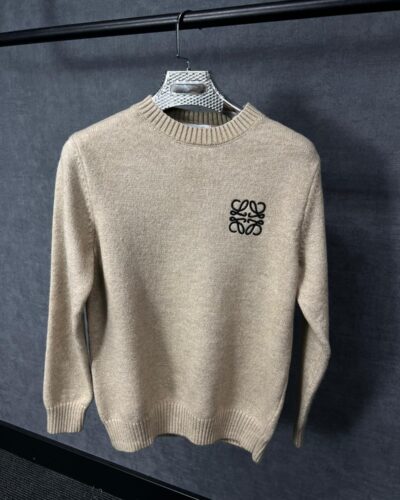 Loewe Woven Sweater Beige