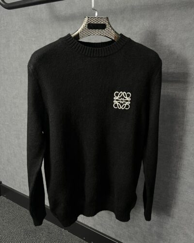 Loewe Woven Sweater Black