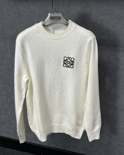 Loewe Woven Sweater White