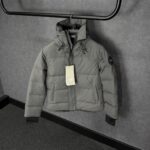 Canada Goose Mac Millan Grey Black Logo High Quality