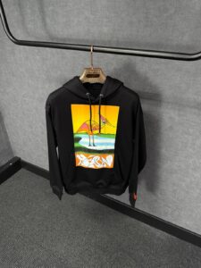 Heron Preston Hoodie Black, Oranje Zwaan