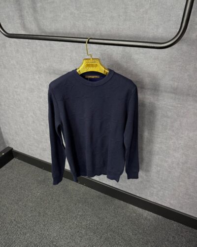Louis Vuitton Navy Blue Sweater Monogram