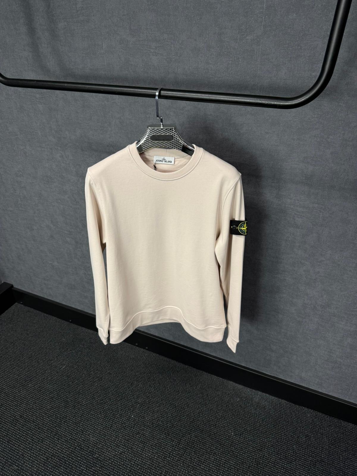 Stone Island Sweater Beige - Afbeelding 1