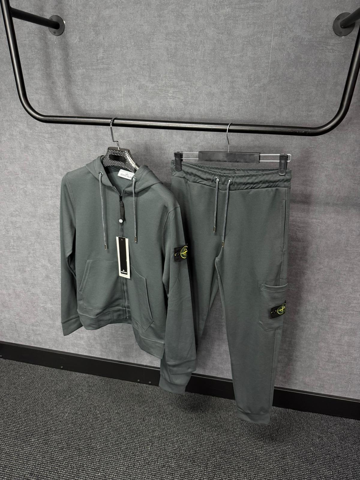 Stone Island Trainingspak Antraciet - Afbeelding 1