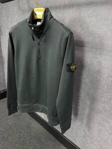 Stone Island Sweater Rits Antracite Grey - Afbeelding 2