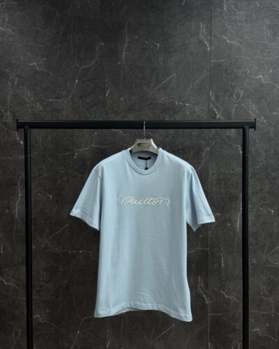 louis vuitton  embossed T-shirt Blue