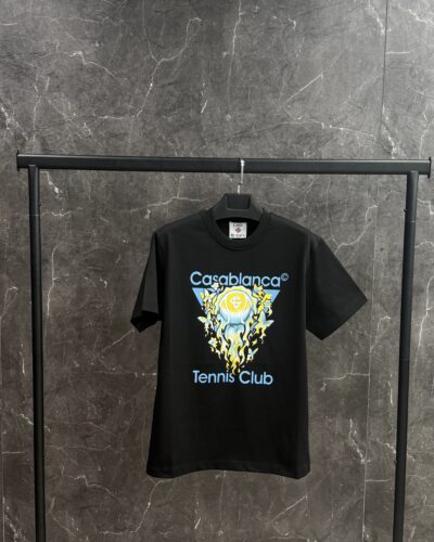 Casablanca Tennis Club Icon T-shirt Black