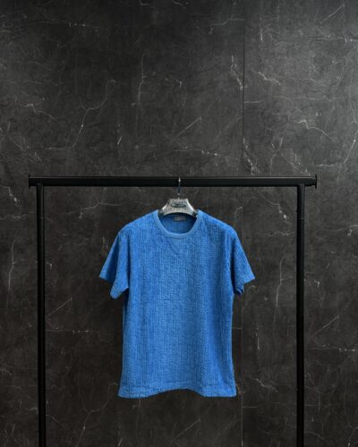 Dior Oblique T Shirt Blue