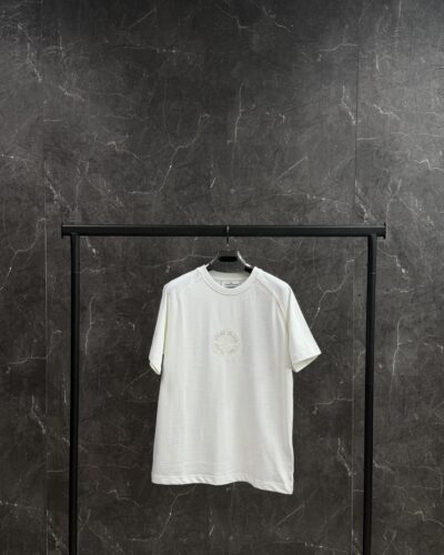 Stone Island T-shirt White Compass-logo