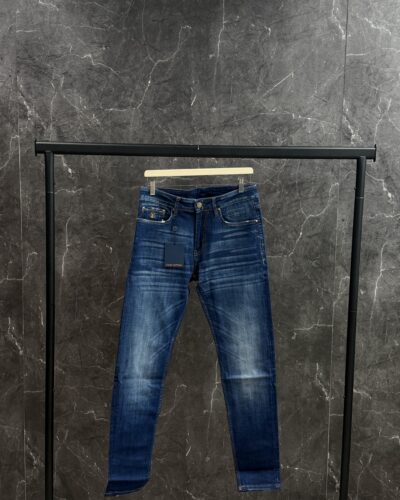 Louis Vuitton Blue Jeans Blokjes Brown Label
