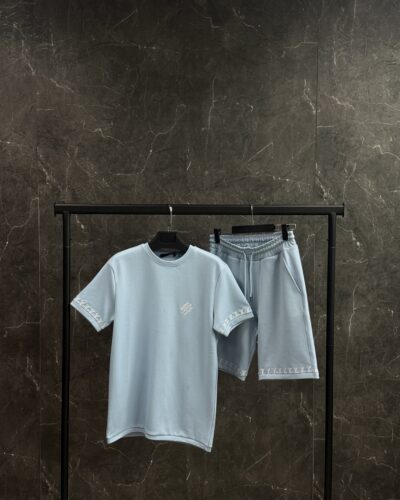 Louis Vuitton Short-Sleeved Zomer suit Blue